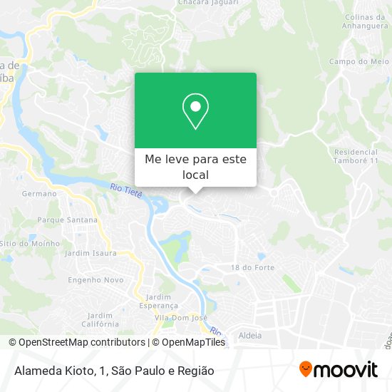 Alameda Kioto, 1 mapa