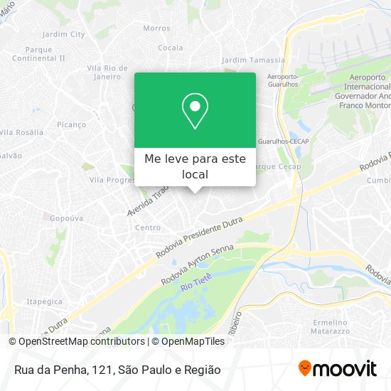 Rua da Penha, 121 mapa