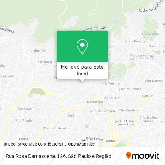 Rua Rosa Damascena, 126 mapa