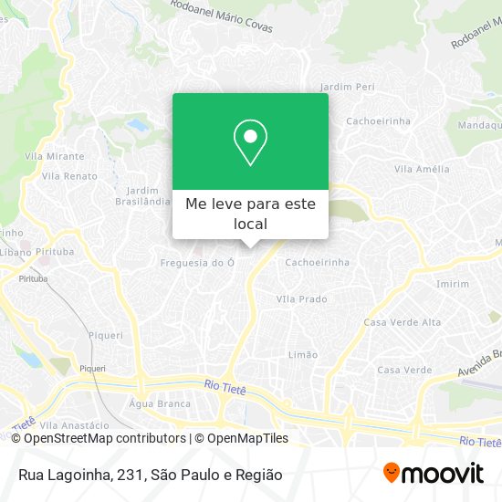 Rua Lagoinha, 231 mapa