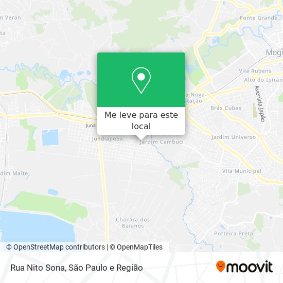 Rua Nito Sona mapa