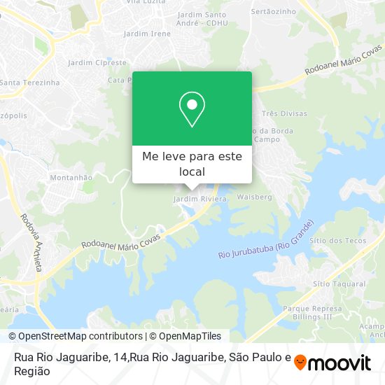 Rua Rio Jaguaribe, 14,Rua Rio Jaguaribe mapa