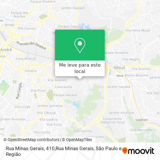 Rua Minas Gerais, 410,Rua Minas Gerais mapa