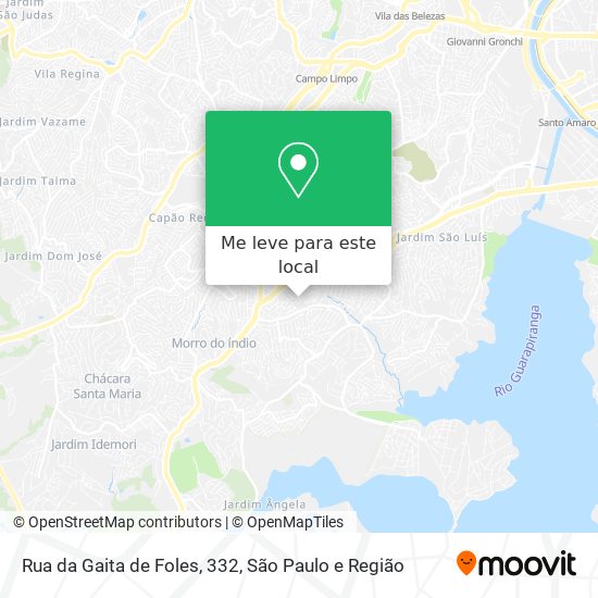Rua da Gaita de Foles, 332 mapa