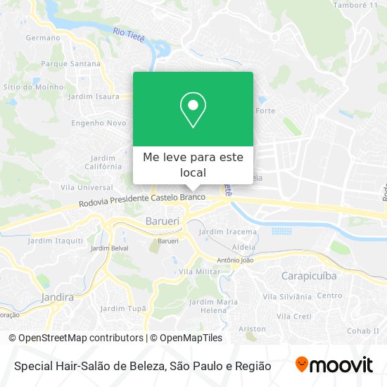 Special Hair-Salão de Beleza mapa