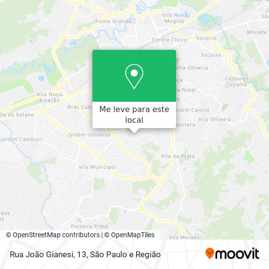 Rua João Gianesi, 13 mapa