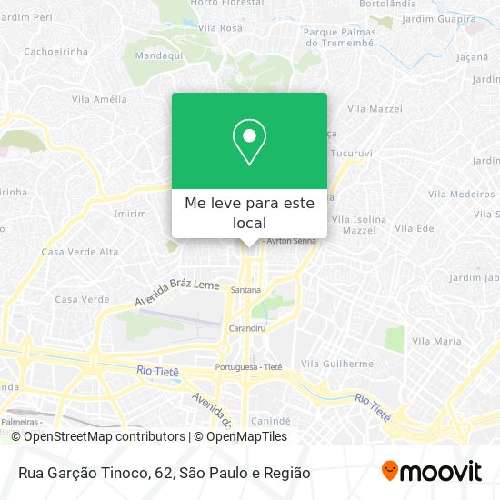 Rua Garção Tinoco, 62 mapa