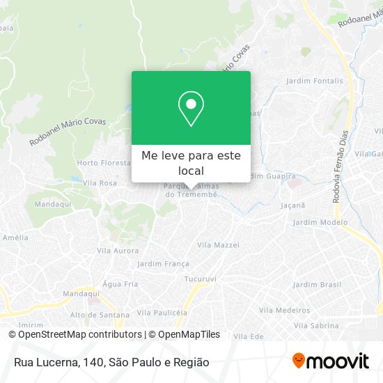 Rua Lucerna, 140 mapa