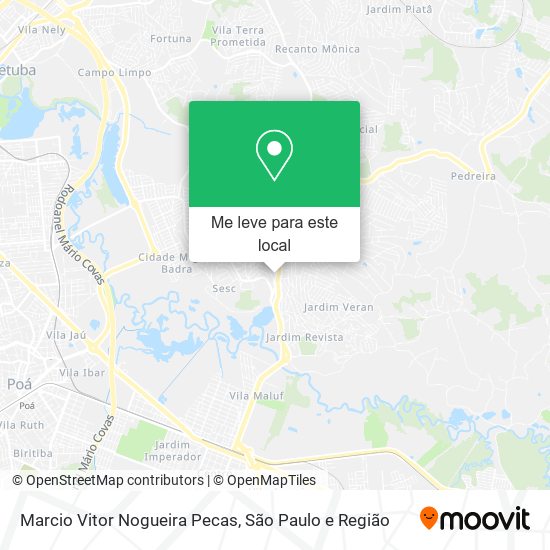 Marcio Vitor Nogueira Pecas mapa