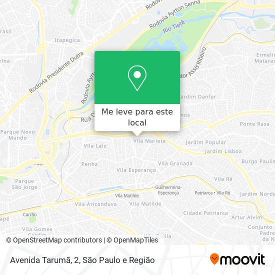 Avenida Tarumã, 2 mapa