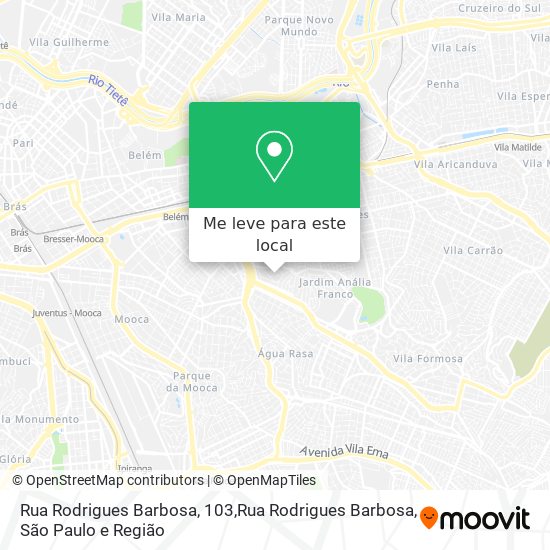 Rua Rodrigues Barbosa, 103,Rua Rodrigues Barbosa mapa