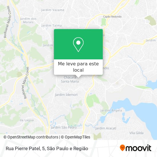 Rua Pierre Patel, 5 mapa