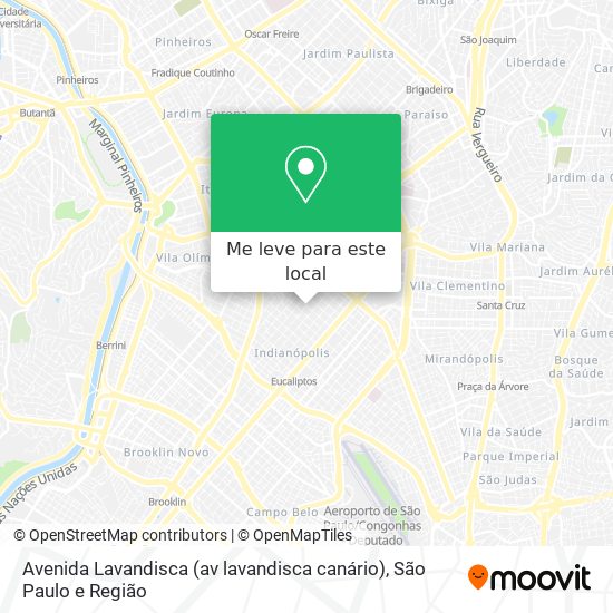 Avenida Lavandisca (av lavandisca canário) mapa