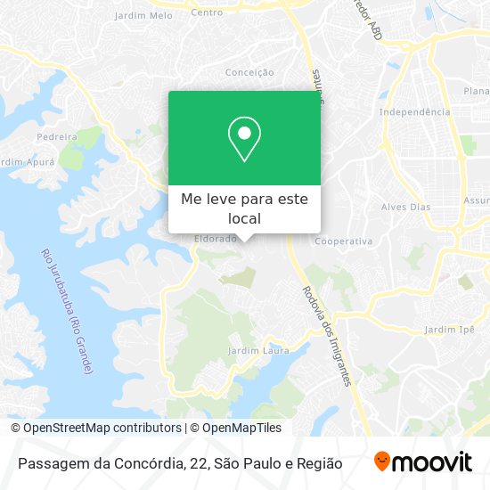 Passagem da Concórdia, 22 mapa