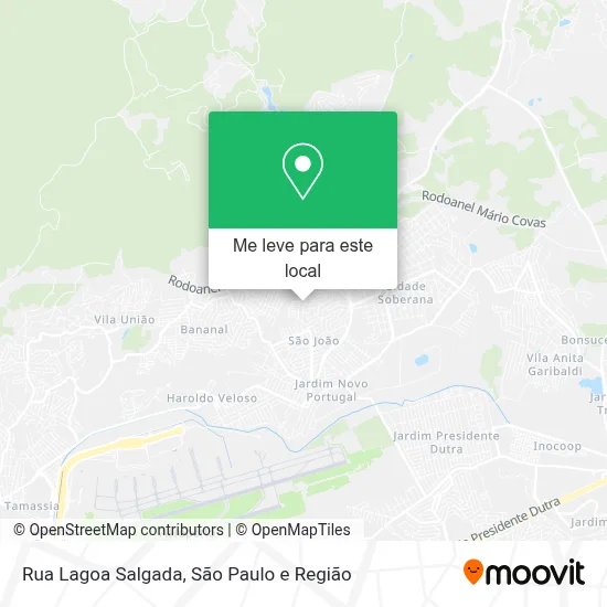 Rua Lagoa Salgada mapa
