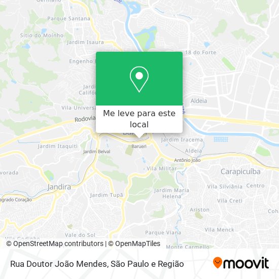 Rua Doutor João Mendes mapa