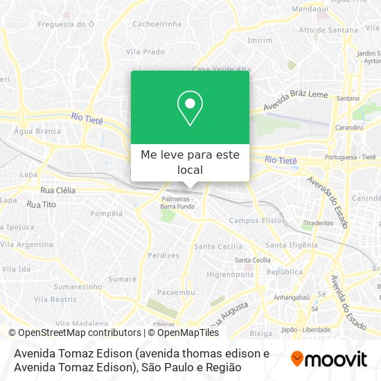 Avenida Tomaz Edison (avenida thomas edison e Avenida Tomaz Edison) mapa