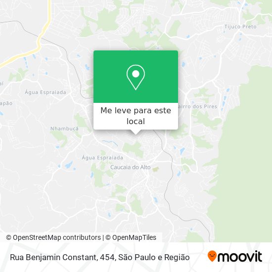 Rua Benjamin Constant, 454 mapa
