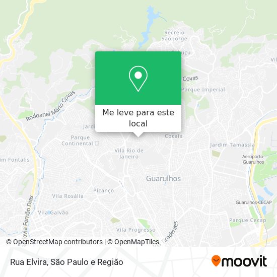 Rua Elvira mapa