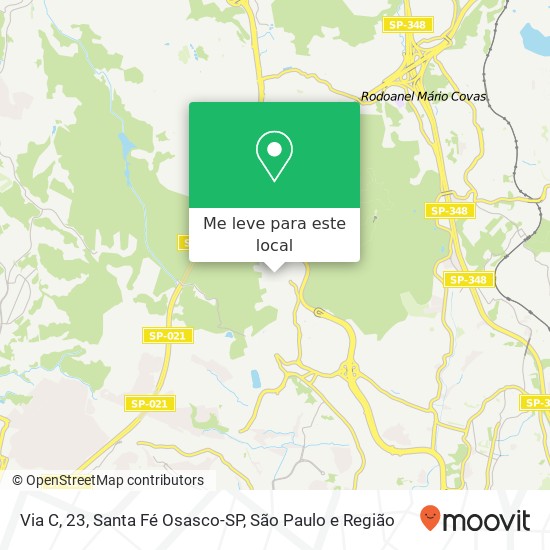 Via C, 23, Santa Fé Osasco-SP mapa
