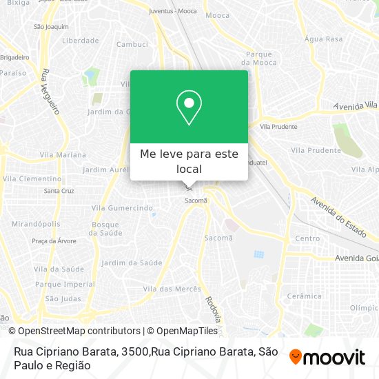 Rua Cipriano Barata, 3500,Rua Cipriano Barata mapa