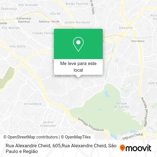 Rua Alexandre Cheid, 605,Rua Alexandre Cheid mapa