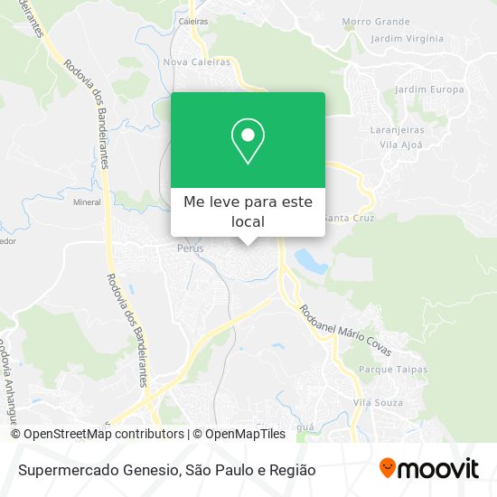 Supermercado Genesio mapa