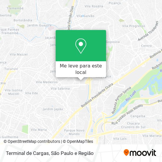 Terminal de Cargas mapa