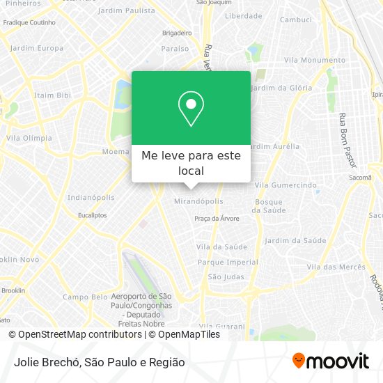 Jolie Brechó mapa