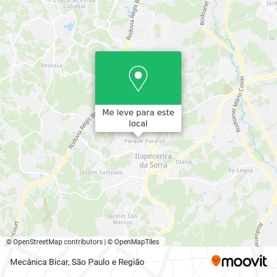 Mecânica Bicar mapa