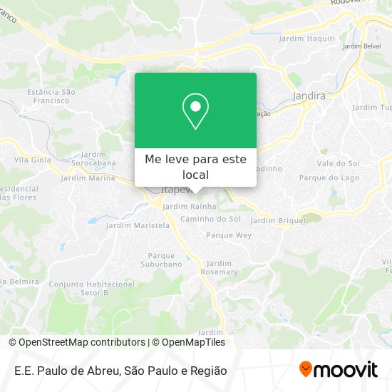 E.E. Paulo de Abreu mapa