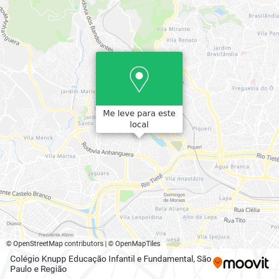 Colégio Knupp Educação Infantil e Fundamental mapa