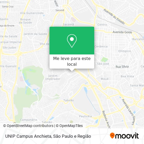 UNIP Campus Anchieta mapa