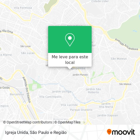 Igreja Unida mapa