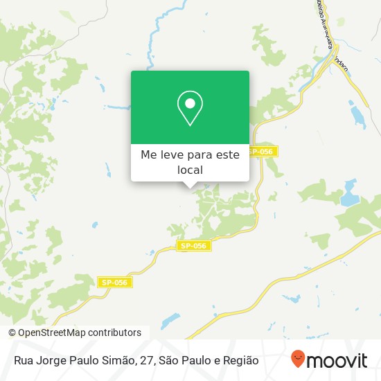 Rua Jorge Paulo Simão, 27, Santa Isabel-SP mapa