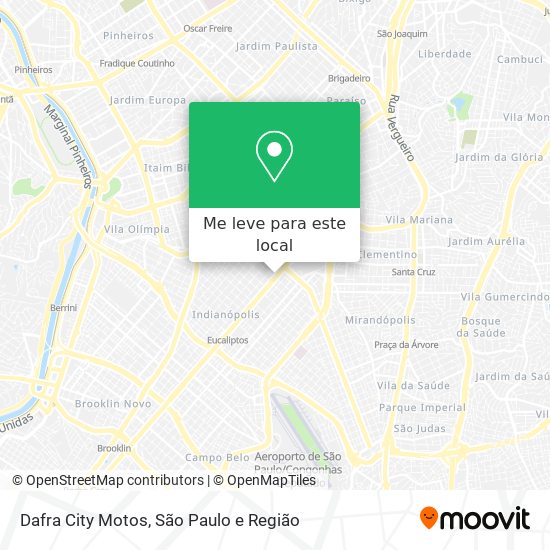 Dafra City Motos mapa