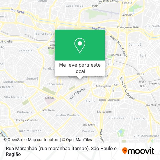 Rua Maranhão (rua maranhão itambé) mapa