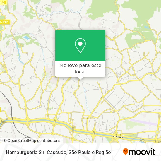 Hamburgueria Siri Cascudo mapa