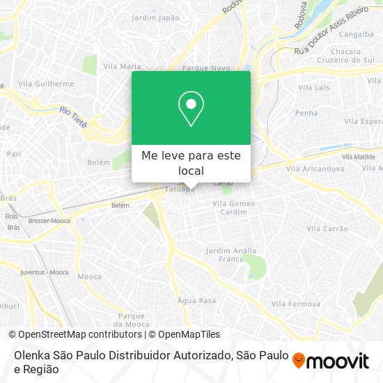 Olenka São Paulo Distribuidor Autorizado mapa