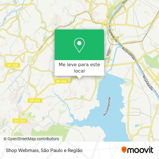 Shop Webmais mapa