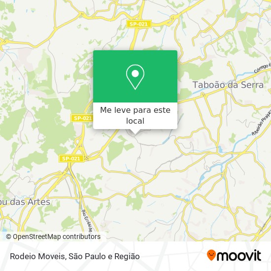 Rodeio Moveis mapa