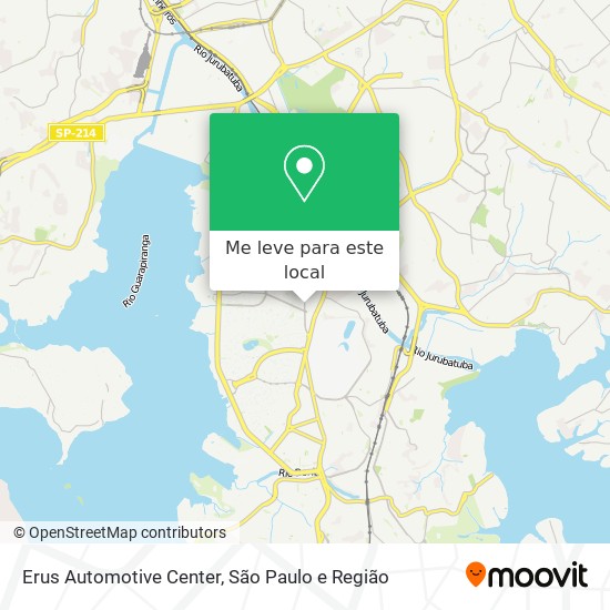 Erus Automotive Center mapa