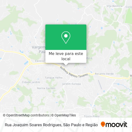 Rua Joaquim Soares Rodrigues mapa