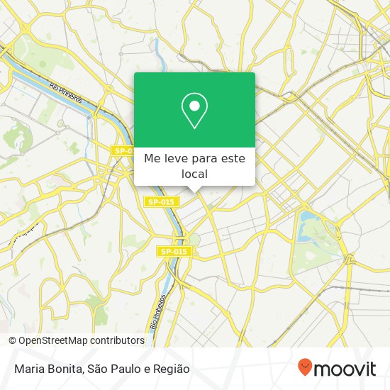 Maria Bonita, Avenida Brigadeiro Faria Lima Pinheiros São Paulo-SP 01451-000 mapa