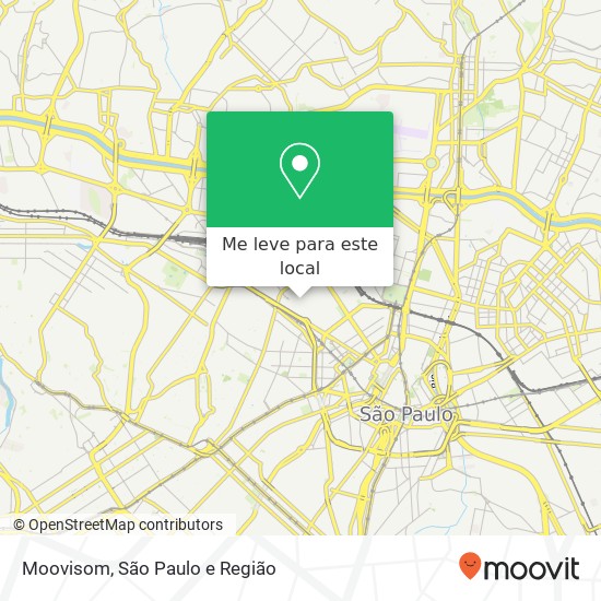 Moovisom, Rua Doutor Carvalho de Mendonça, 99 Santa Cecília São Paulo-SP 01201-010 mapa