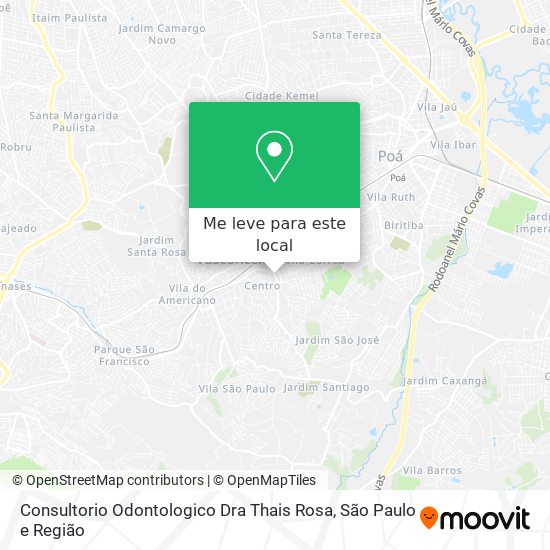 Consultorio Odontologico Dra Thais Rosa mapa