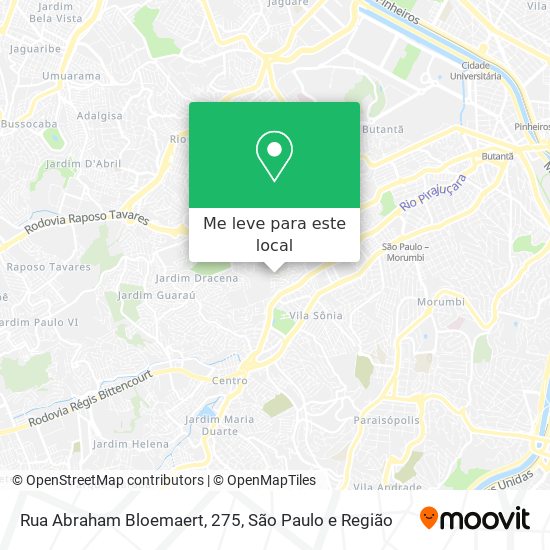 Rua Abraham Bloemaert, 275 mapa