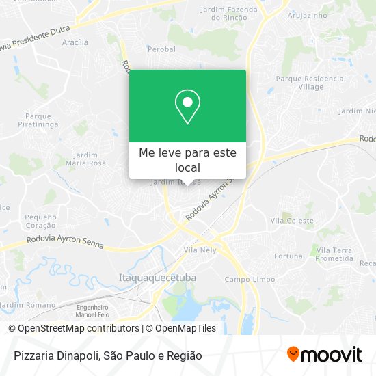Pizzaria Dinapoli mapa