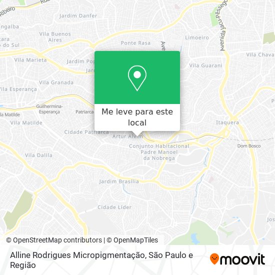 Alline Rodrigues Micropigmentação mapa