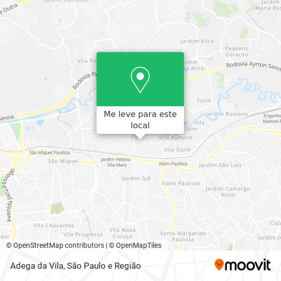 Adega da Vila mapa